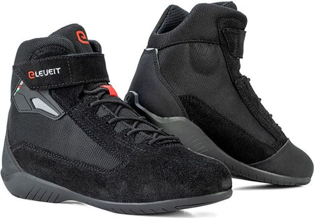 ELEVEIT Fighter Schwarze Straßen Schuhe Genehmigt größe 48