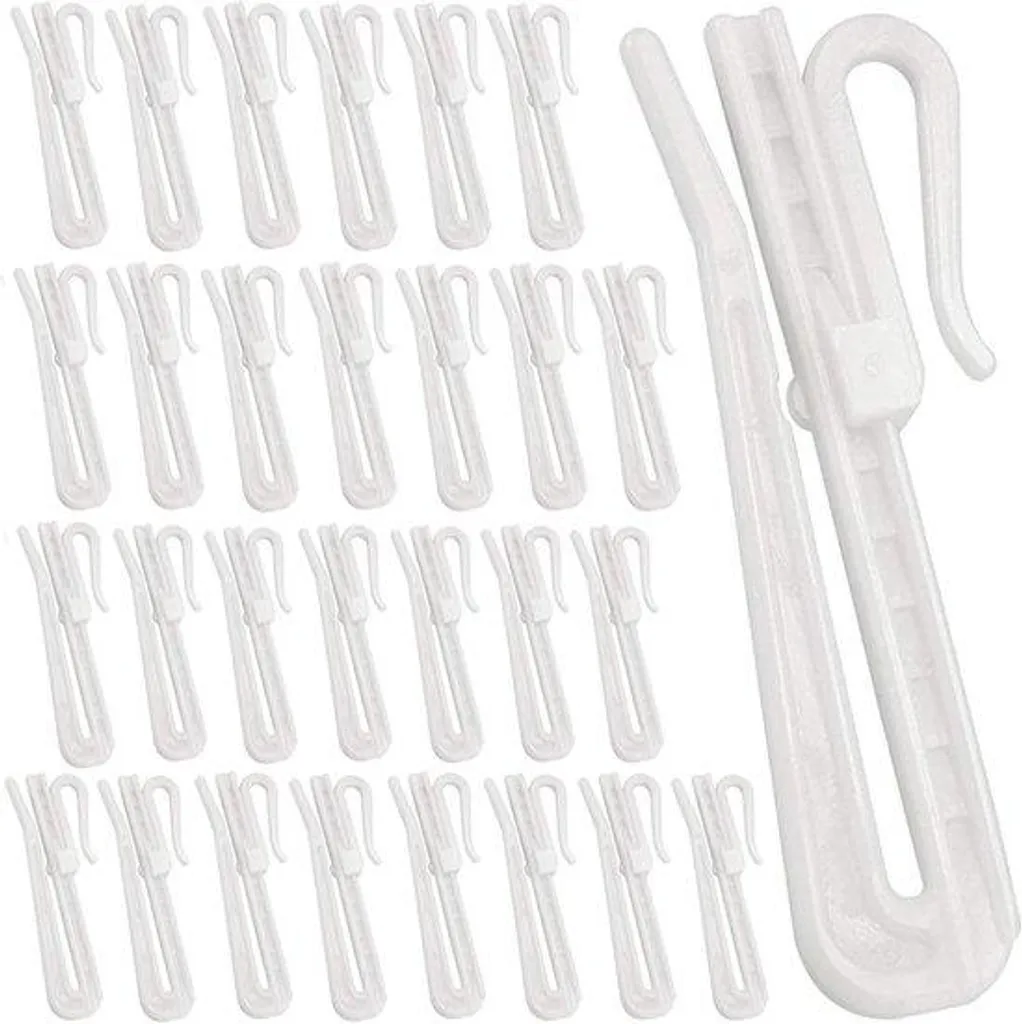 Crochets réglables Weisse 9 cm en plastique blanc haute performance