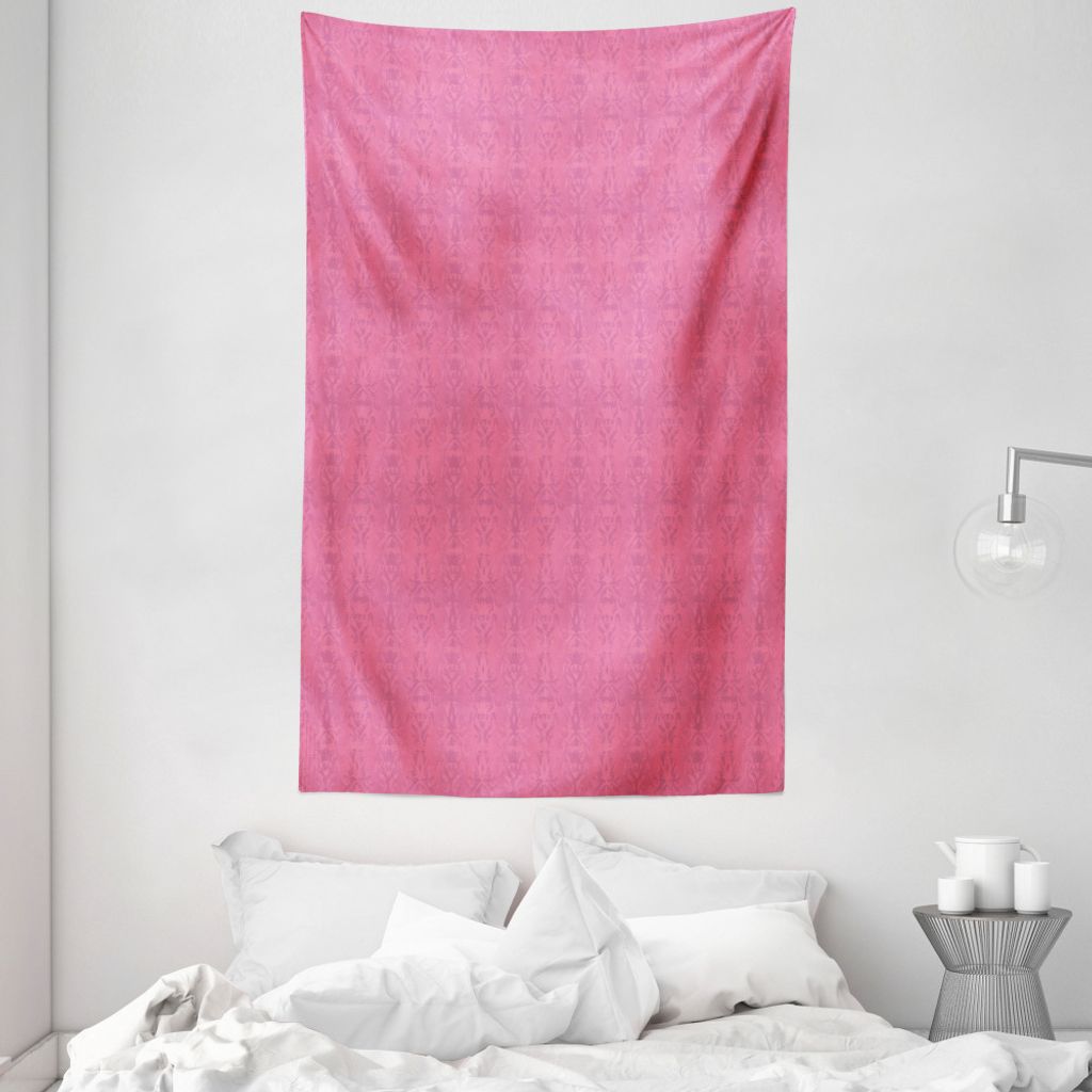 ABAKUHAUS Damast Wandteppich und Tagesdecke, Barock-Blumen-Entwurf aus Weiches Mikrofaser Stoff Waschbar ohne Verblassen Digitaldruck, 140 x 230 cm...