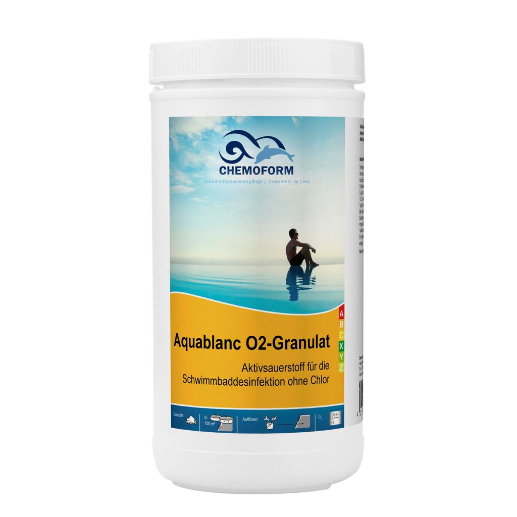 Chemoform Aquablanc O2-Granulat 1 kg Aktivsauerstoff Produktbild 