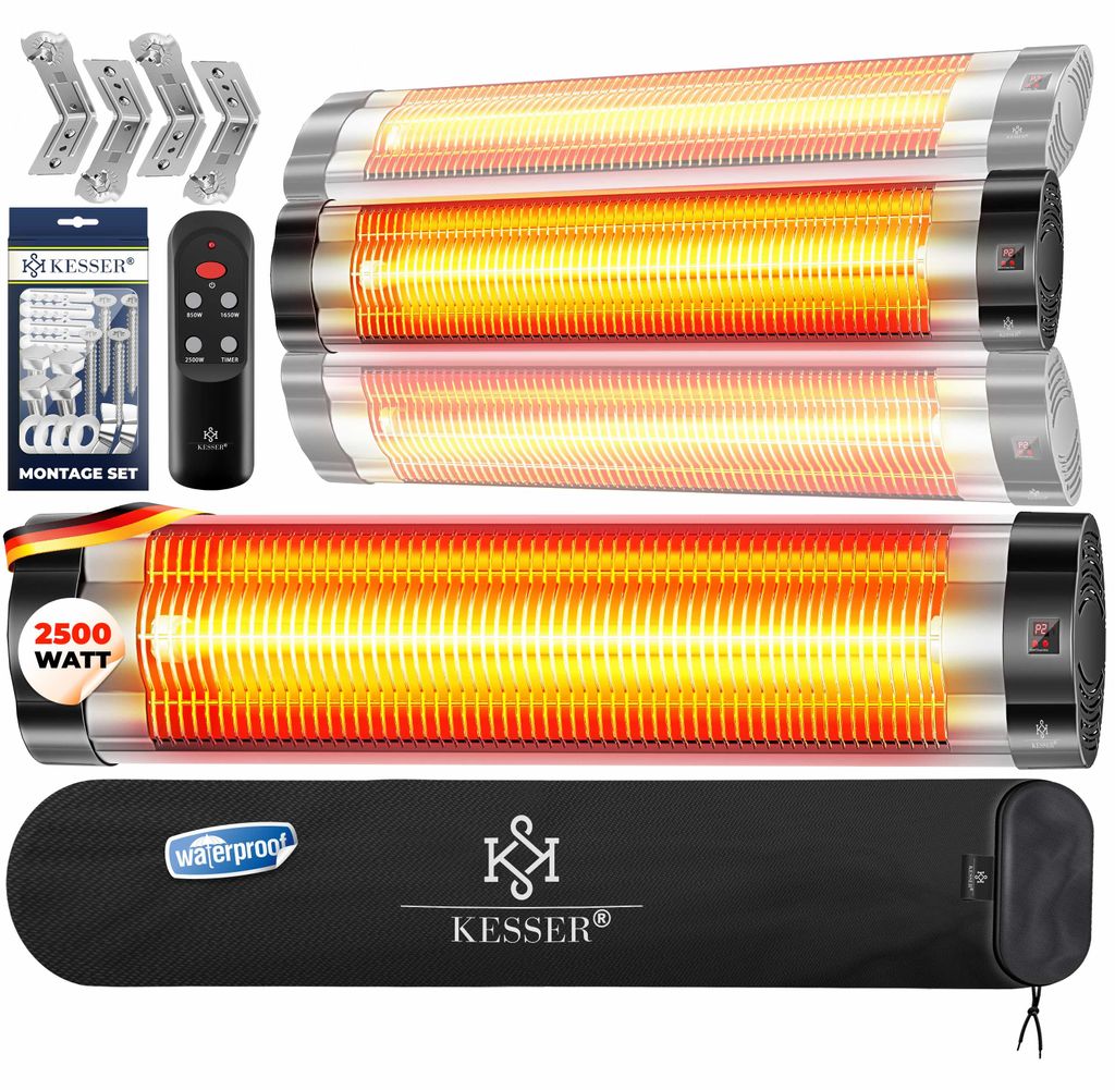 KESSER® Riscaldatore radiante a infrarossi 2500W Immagine del prodotto 
