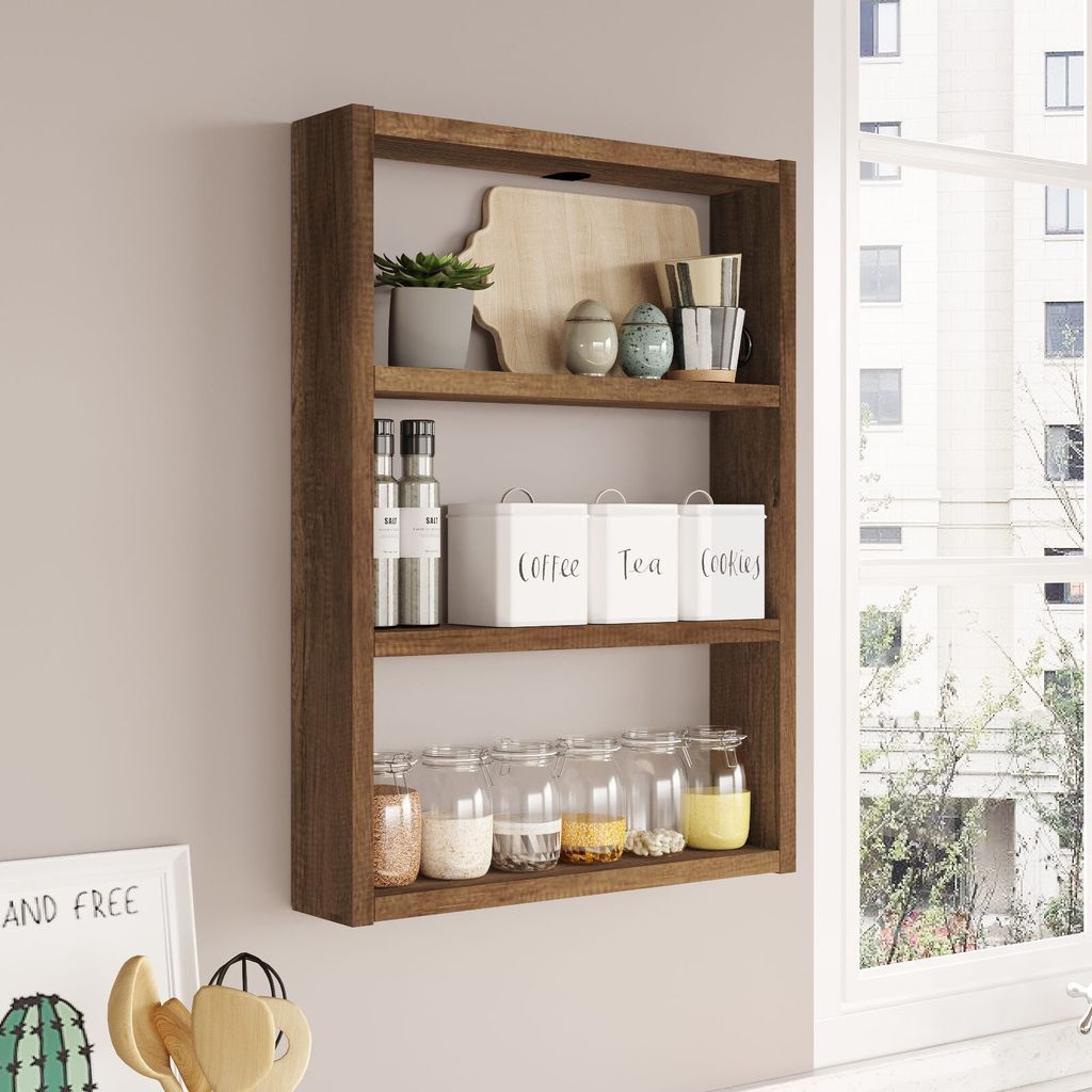 Skye Decor, Pr1-Br, Wandregale, Nussbaum, Produktbild 