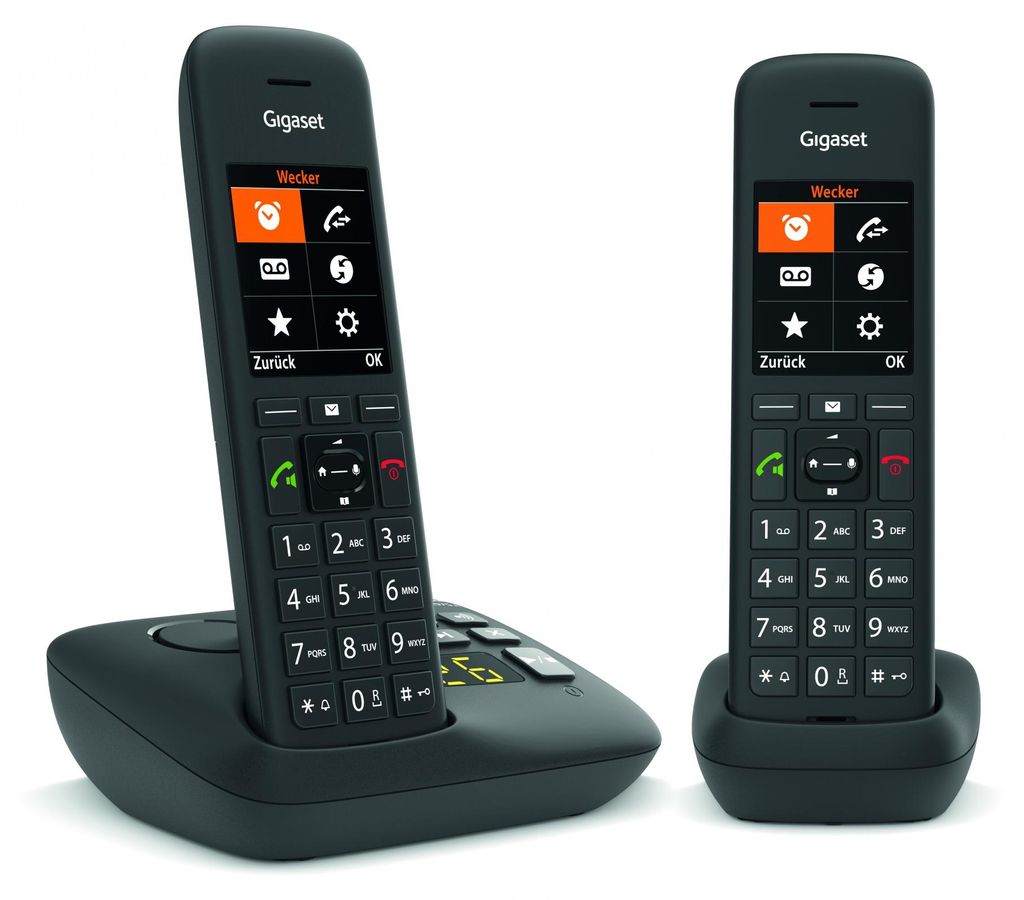 Gigaset C575A Duo Schnurlostelefon mit Anrufbeantworter - Produktbild 