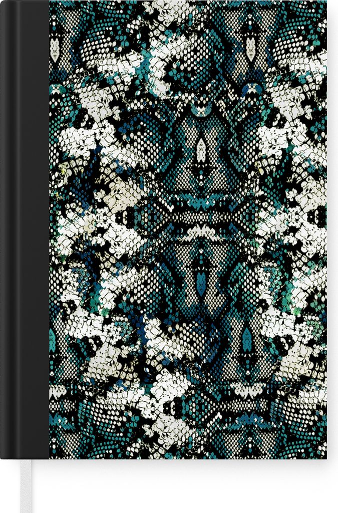 MuchoWow Notizbuch Tagebuch Haushaltsbuch Notebook A5 Reptilien - Tiere - Haut - Notizblock - Notizheft - Notebook - Schreibblock - Papier