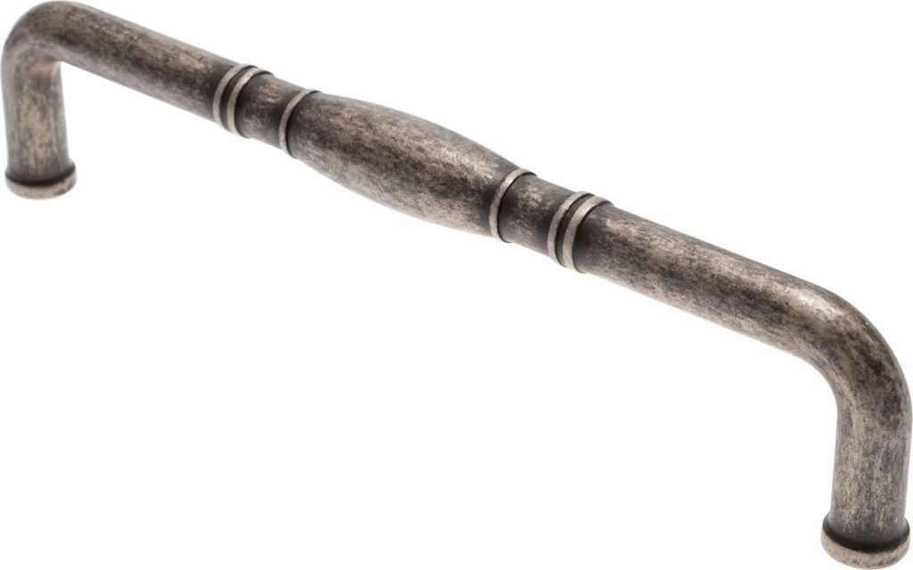 Möbelgriff BA 128 mm Küchengriff Altsilber Vintage Türgriff Produktbild 