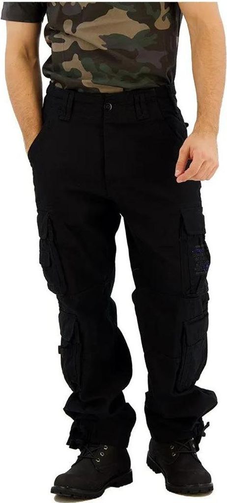 Brandit Pure Vintage Hosen Schwarz L Herren Schwarz L