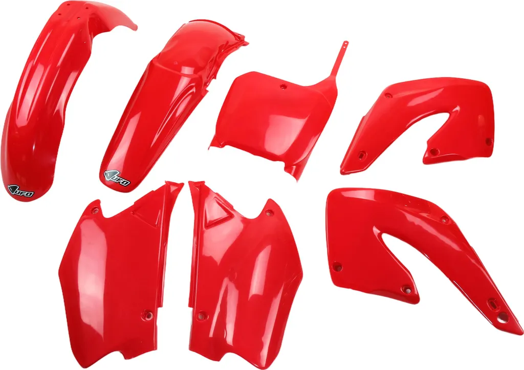 Kit Plastique UFO 7 Pièces Rouge OEM pour Honda CR 125 250 2000-2001