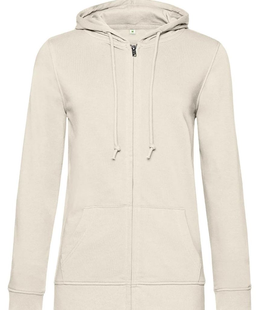 B&C - "Inspire" Kapuzenpullover Mit Reißverschluss für Herren/Damen Uni LT2850 (L) (Naturweiß)