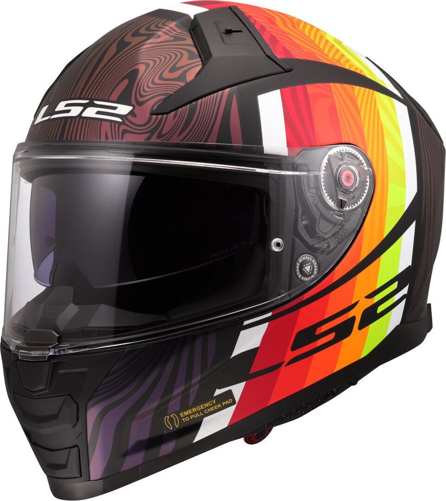 LS2 FF811 Vector II Freedom Helm, chameleon matt, M (57/58)