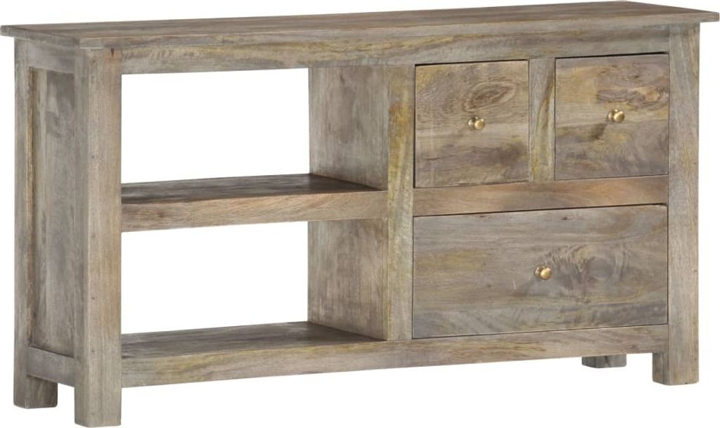 TV-Schrank 100x30x55 cm Massivholz Mango