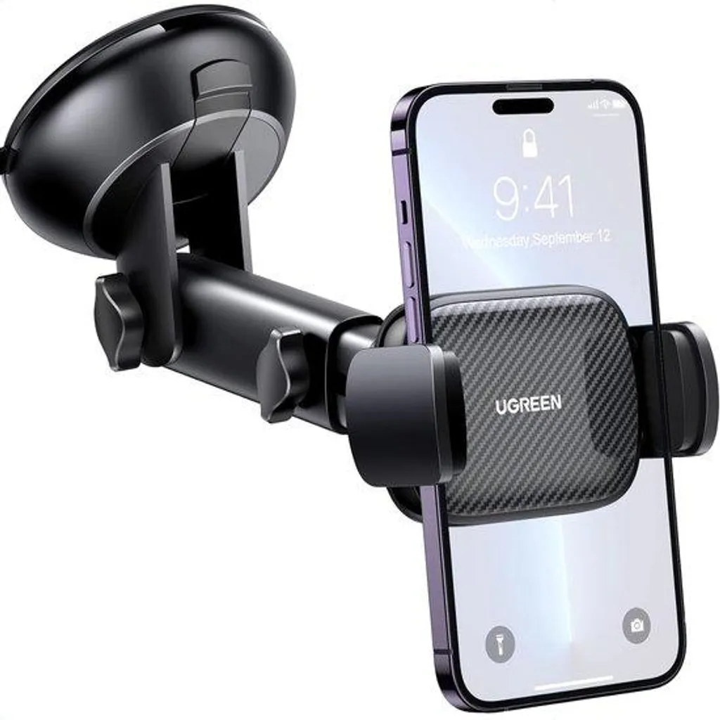 Support de voiture pivotant à 360° pour smartphone - Noir Universel