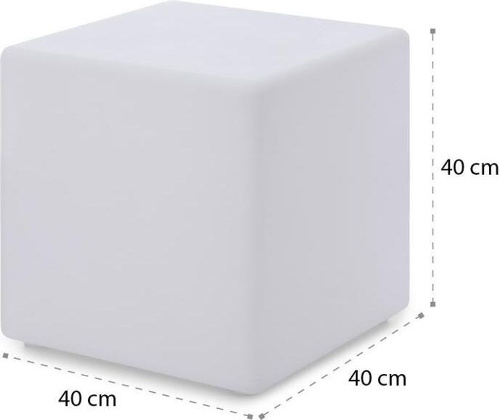 Blumfeldt Shinecube XL Gartenlampe mit LED-Beleuchtung in Produktbild 9
