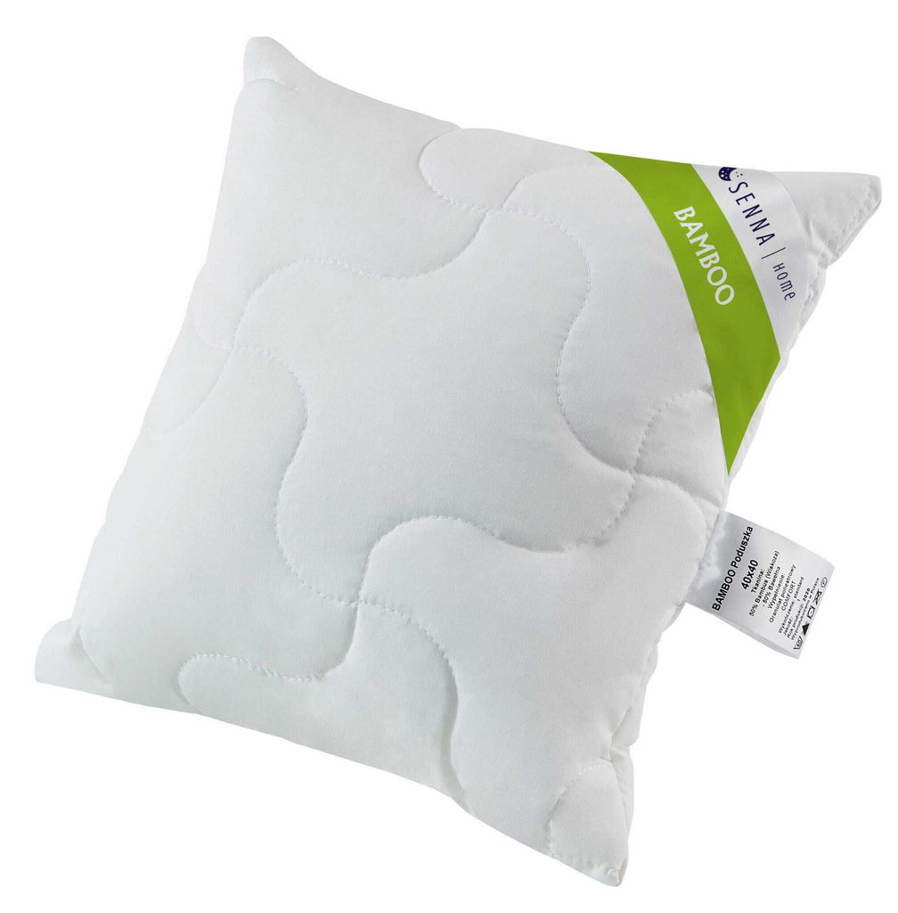 Kissen, Kopfkissen 40x40 BAMBOO ECO Senna Home, natürliche, Produktbild 
