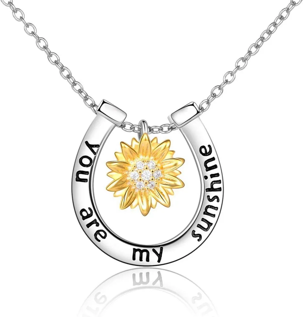 VONALA Girasole Margherita Collana in argento Sterling Ciondolo Gioielli Donna
