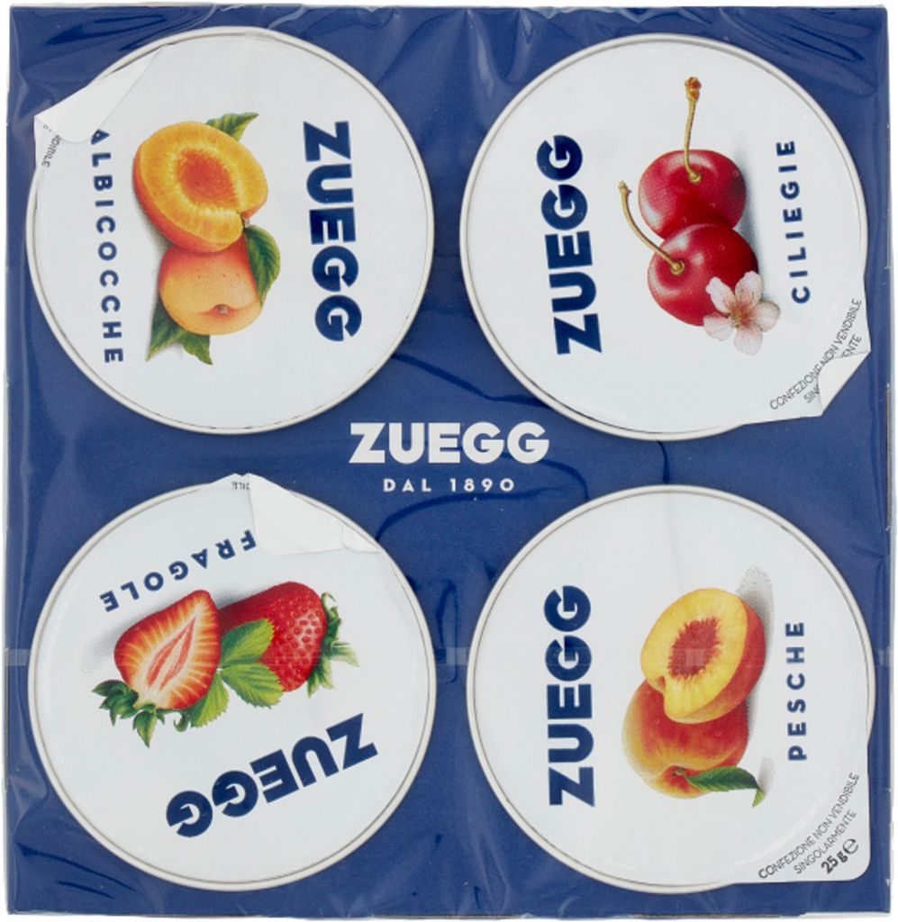 Assortiment de confitures Poker, 4 pots de 25g, marque Image du produit 