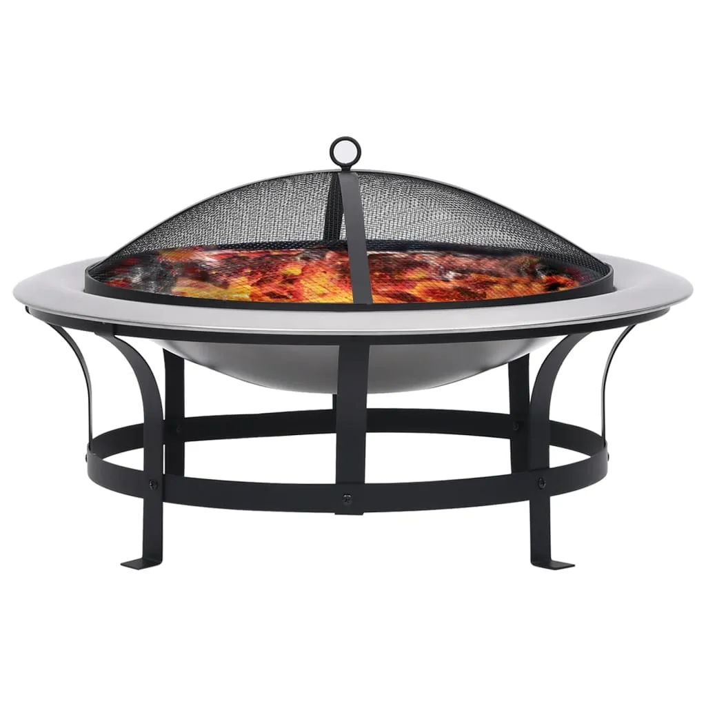 Brasero de Terrasse pour Soirées Hivernales et Grillades d'Été 76cm