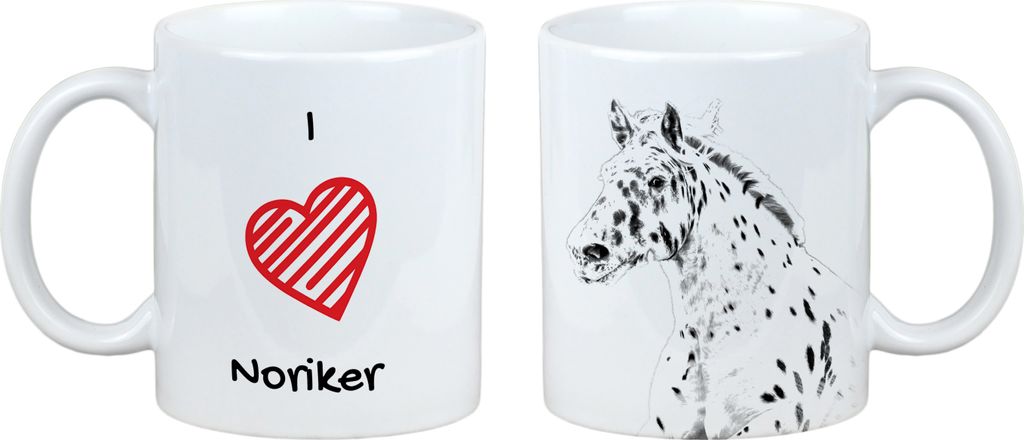 Noriker - Tasse mit Pferd, niedliche Tasse mit Grafik, Geschenk mit Ihrem Foto von der Marke Art-Dog