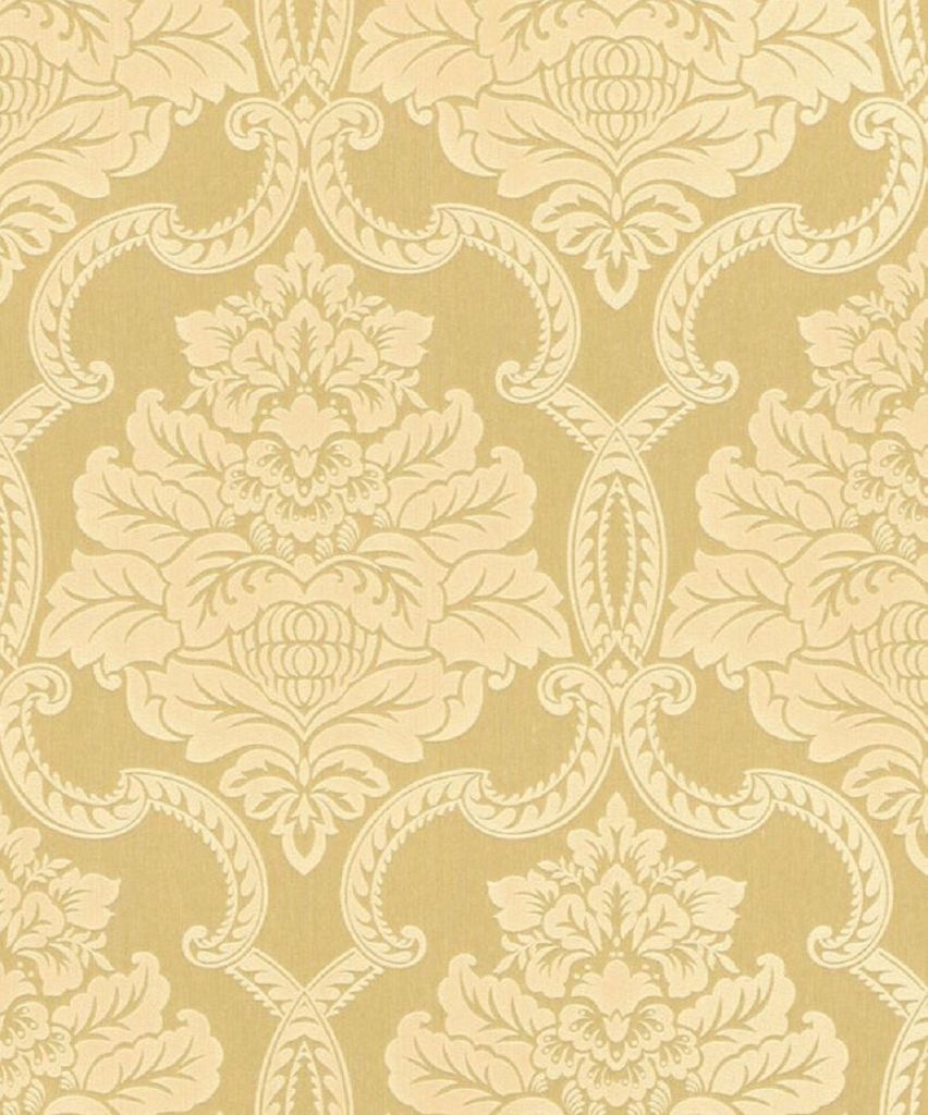 Casa Padrino Barock Textiltapete Gold / Creme 10,05 x 0,53 m - Barock Tapete - Deko Accessoires
