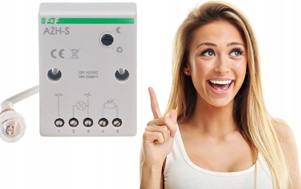 F&F | Détecteur de mouvement plafond DR-06B - Noir - Image du produit 