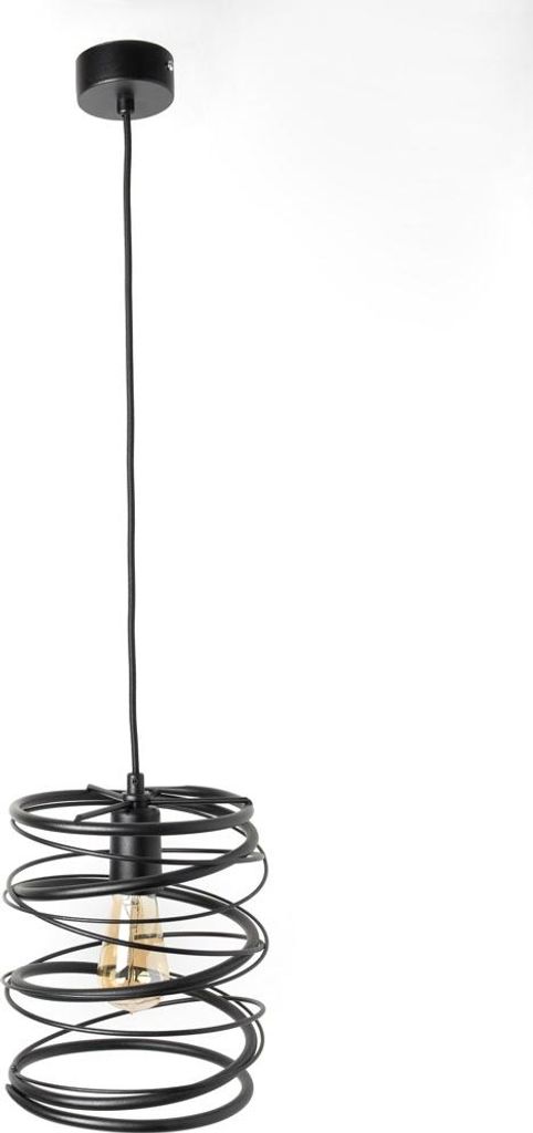 Lampada a sospensione moderna Spring 2784/Z-B-1 Nero Immagine del prodotto 