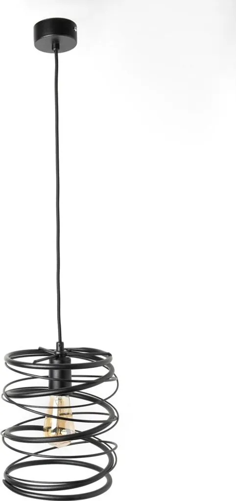 Lampe Suspendue Spring 2784/Z-B-1 : Éclairage Sans Éblouissement Noir
