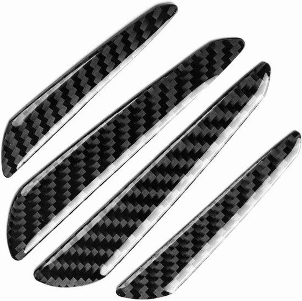 Carbonfaser Auto Bumper Schutz - Universal - 4 Stücke - Qualität - Schutz vor Schäden