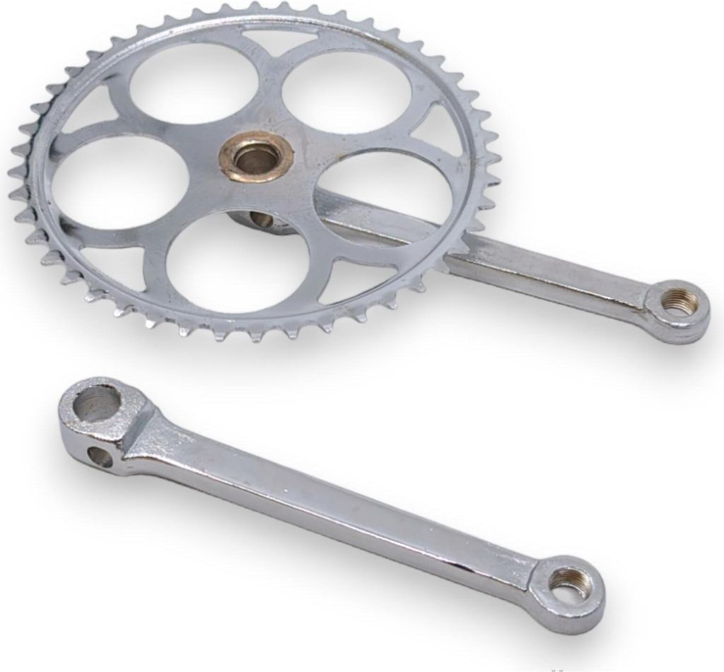 Vintage Singlespeed Tretkurbel 46 Zähne Stahl Produktbild 6