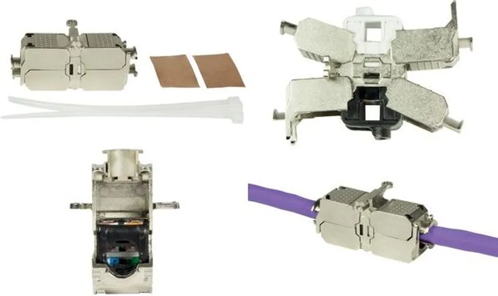 Panneau de Montage Logilink MP0041 pour Fixer 24 Modules Cat.6A sans Jeu