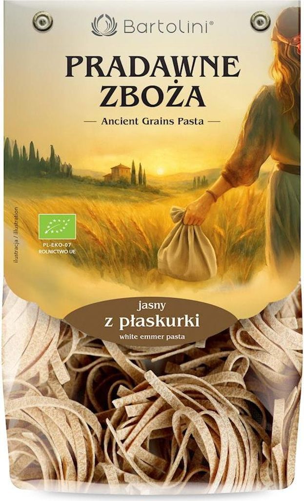 TEIGWAREN (AUS HELLEM FLACHWEIZEN) TAGLIATELLE-NESTER 250 g – BARTOLINI (URGETREIDE)