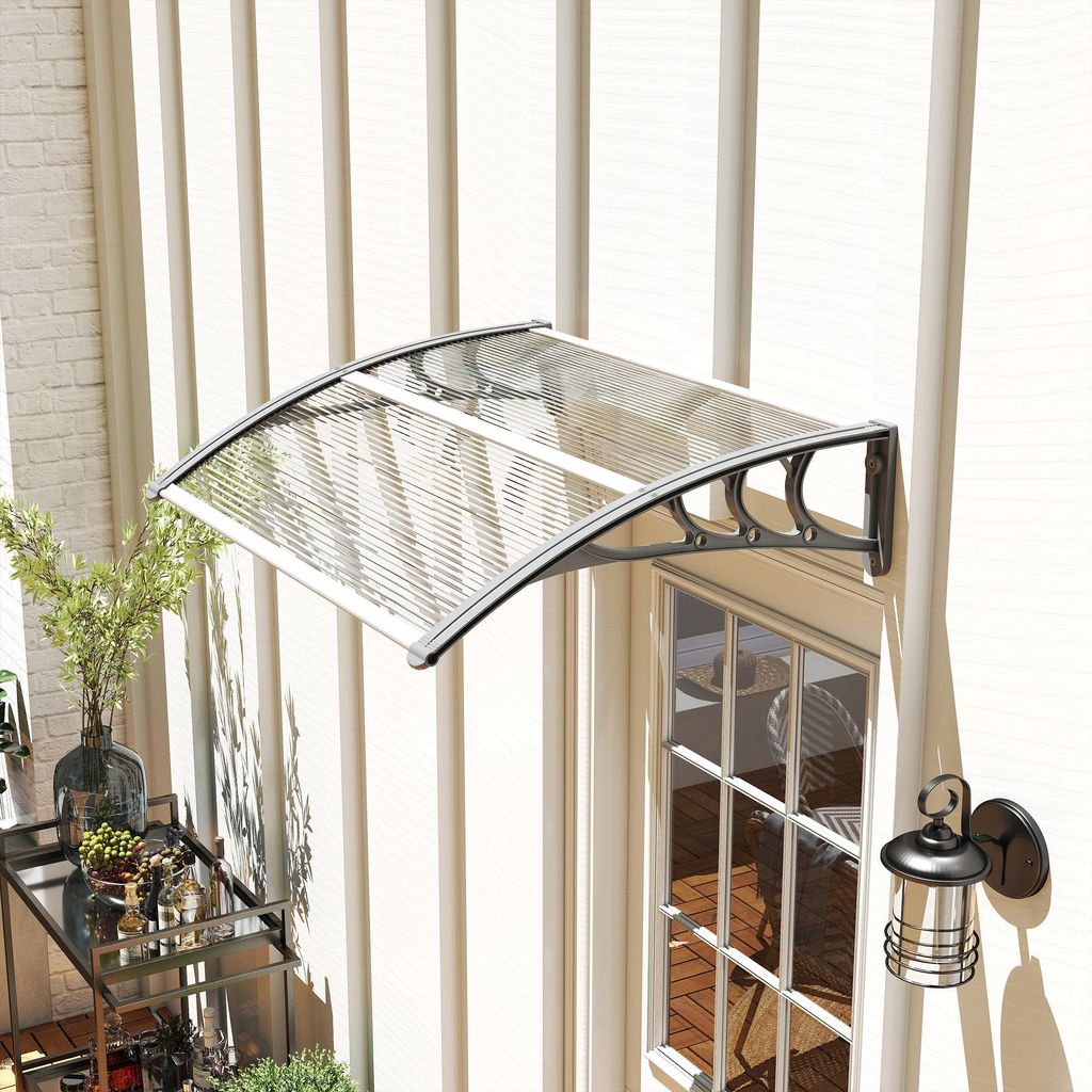 Daszek Outsunny nad drzwi wejściowe 100 x 75 cm zadaszenie Zdjęcie produktu 