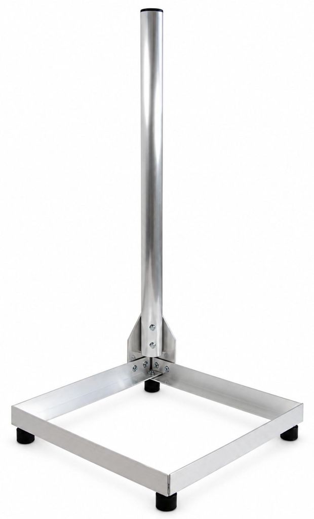 Stojak balkonowy PremiumX, 40x40 cm, aluminium, maszt 1 m, Zdjęcie produktu 