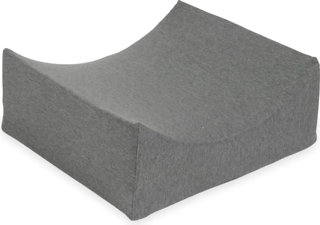 Berceau aire de jeu en mousse gris pour l'éveil et le repos de bébé