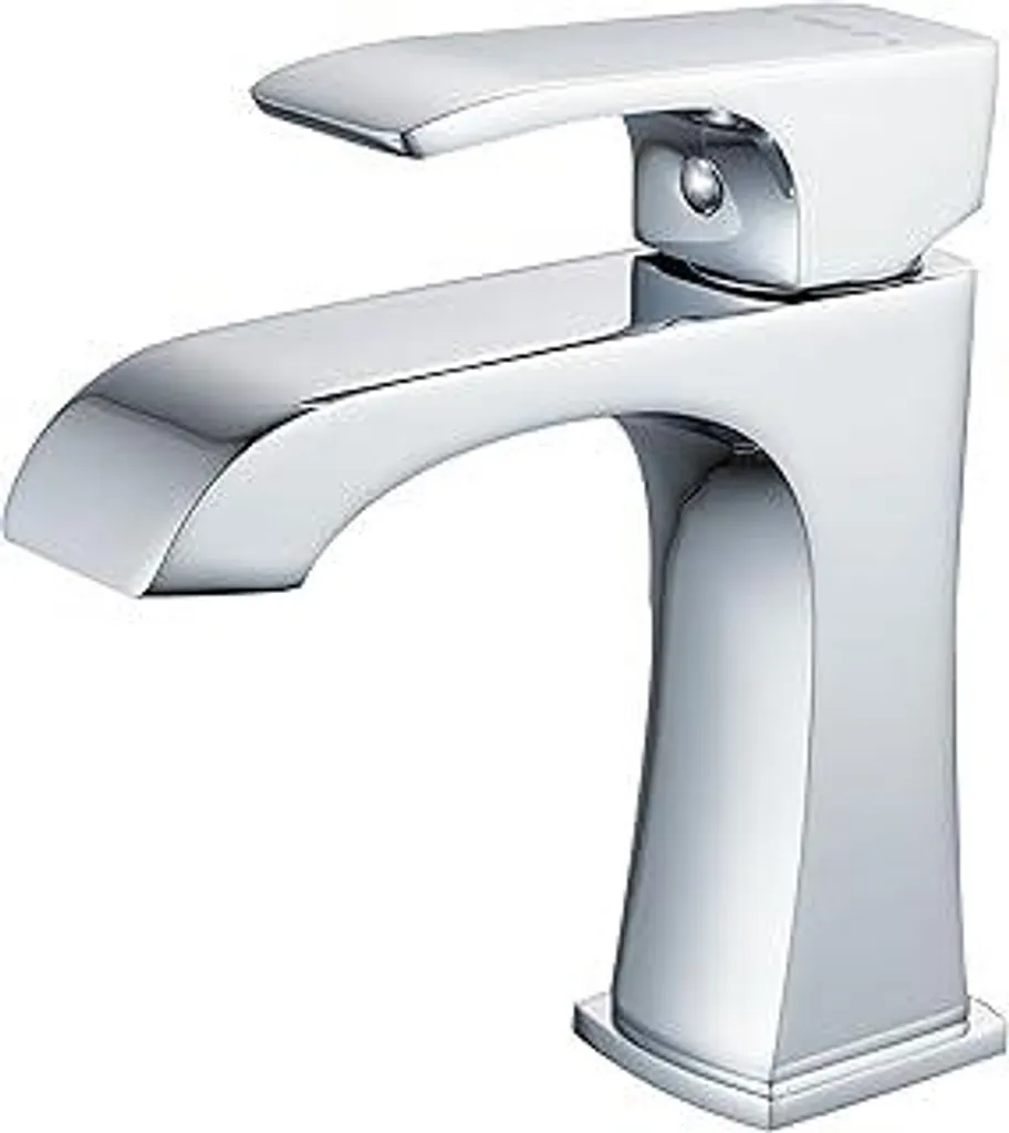 Rubinetto per bagno a cascata alta, miscelatore per lavabo retrò opaco