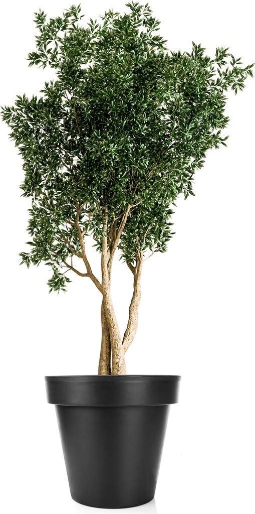 BigDean Blumentopf XXL ø60 cm Classic anthrazit - mit 360 Produktbild 