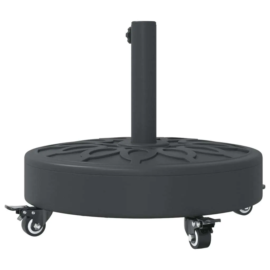 Supporto Ombrellone Professionale 27kg - Base con Ruote Ø38/48mm - 6