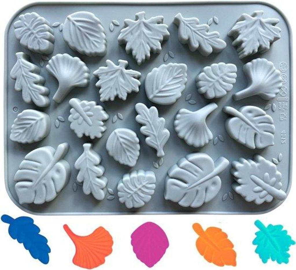 Silikonform für Halloween Dekorationen, Herbstblätter, Thanksgiving, DIY, verschiedene Farben