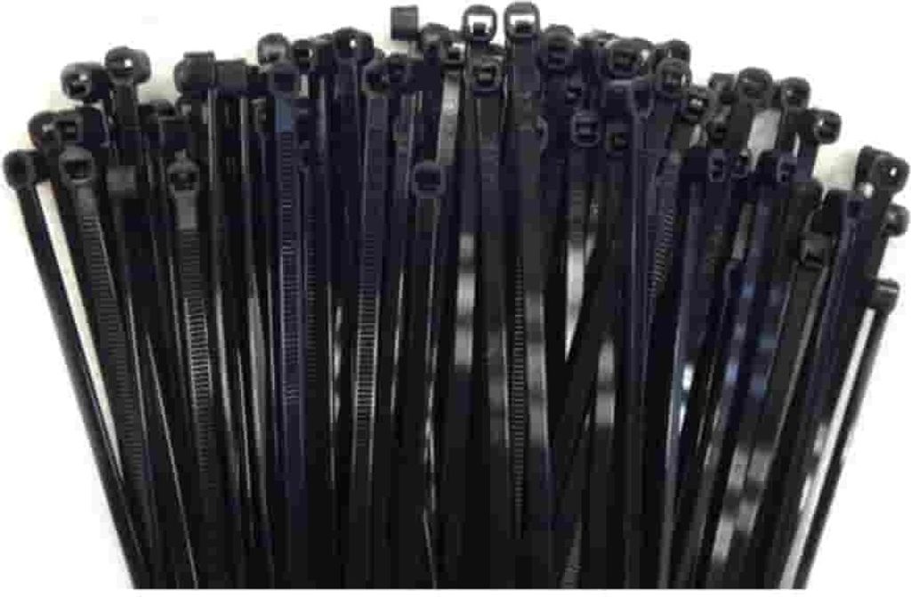 100 Kabelbinder 200x4,8mm schwarz (UV-stabilisiert) PA6.6