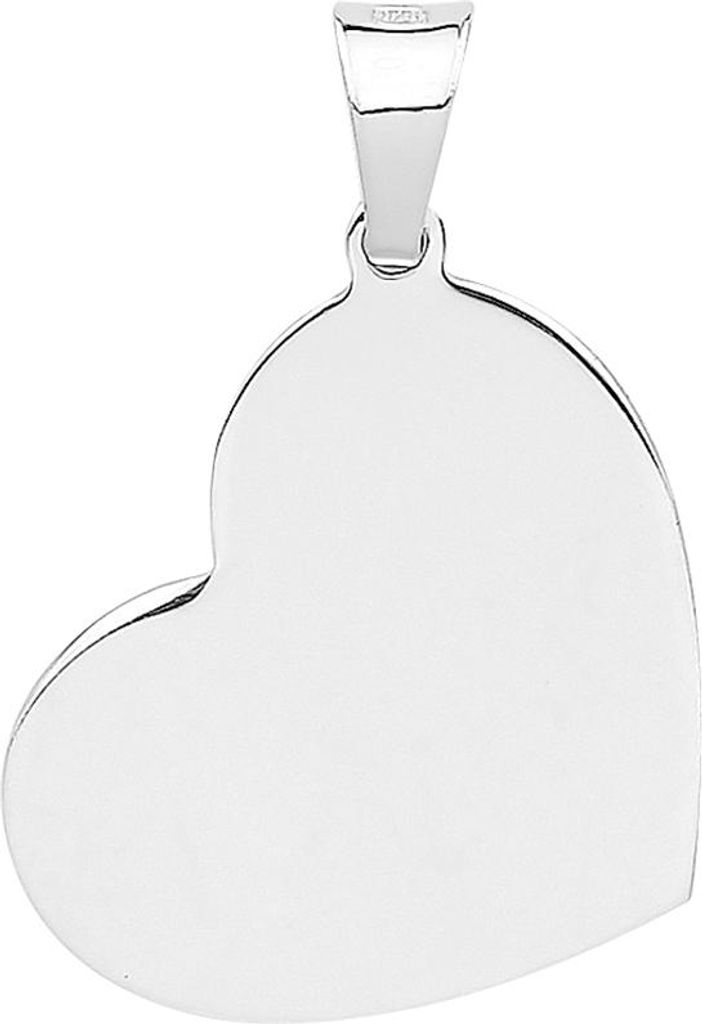 Süßer 925 Sterling Silber Herz Damen - Anhänger; TRS33030