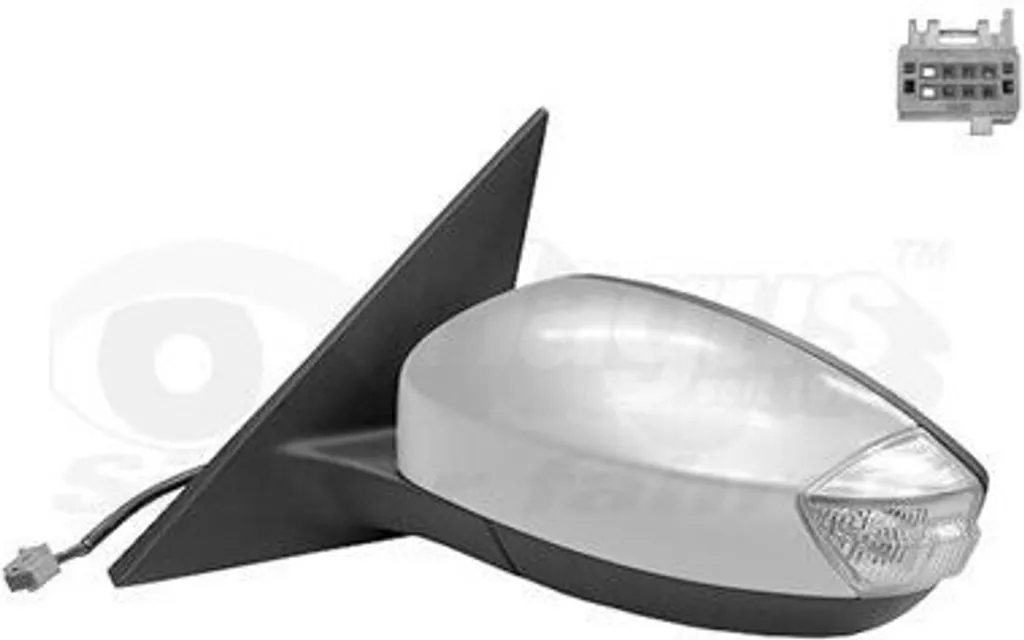 Rétroviseur Ford Galaxy Van Wezel - Miroir Dégivrant et Angle Large
