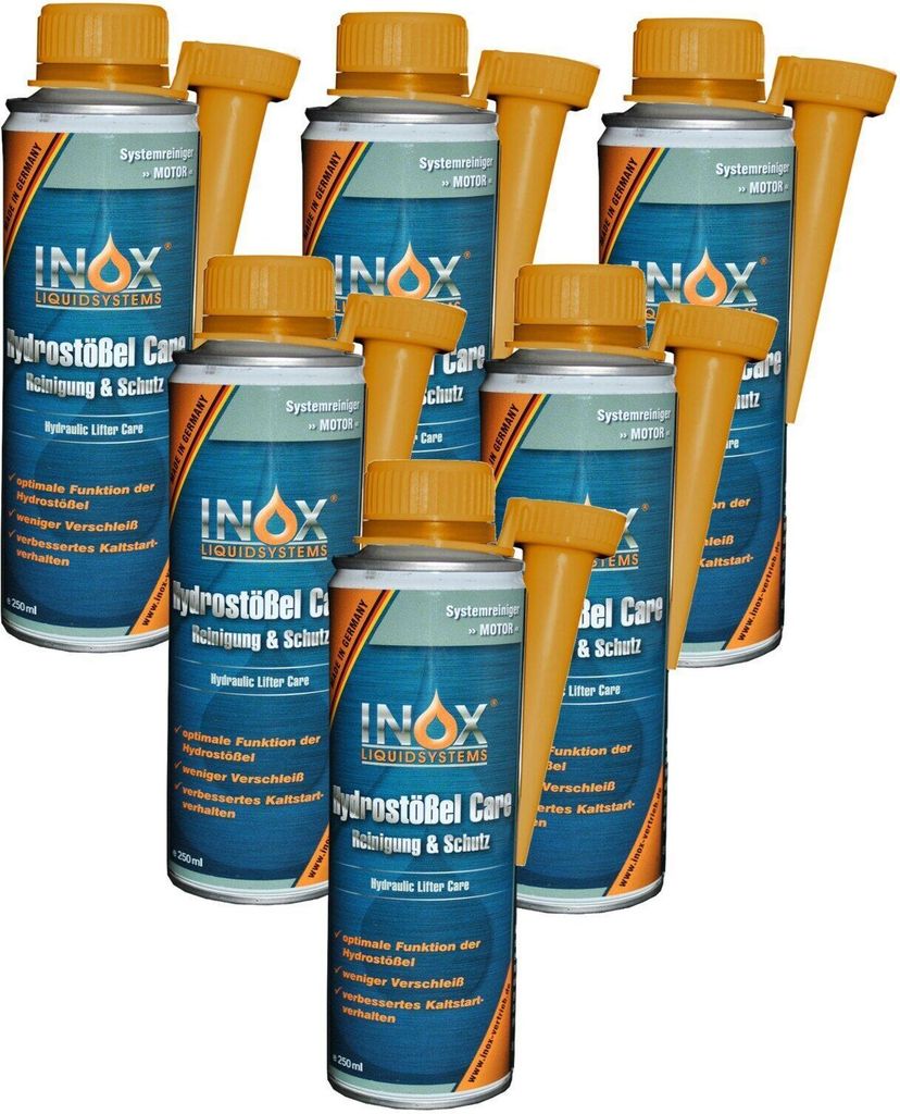 INOX Hydrostößel Care Additiv, 6x250ml - Auto Motor Reinigung und Pflege