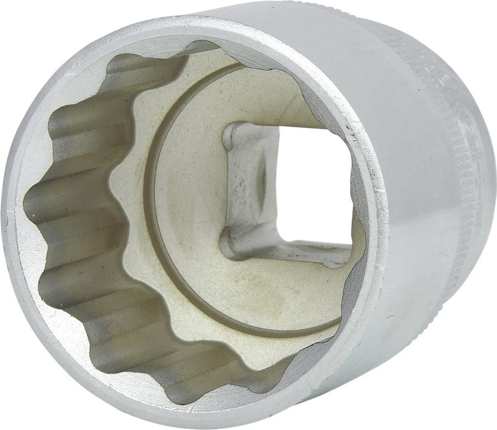 KS TOOLS 911.1586-E 1/2" 12-kant-Stecknuss, 30mm, auf Hänger