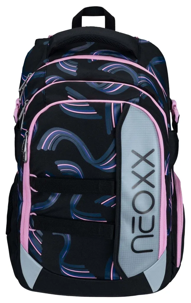 Sac à dos ergonomique neoxx Active Pro Hello Wave noir avec renfort dorsal
