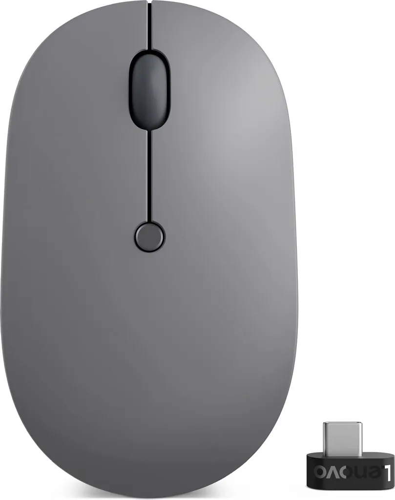 Souris de Voyage Lenovo Go Ergonomique - Solution Télétravail Ambidextre