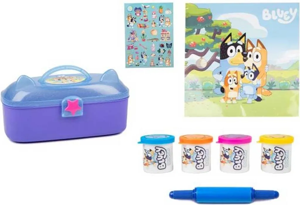 Mallette de Pâte à Modeler Bluey pour Enfant avec Accessoires de Création - 2