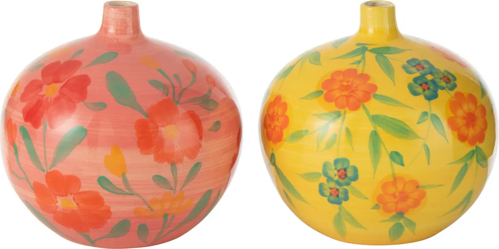 Vase Pichet Alegria J-Line : Stable et Robuste pour Grands Bouquets 2pc