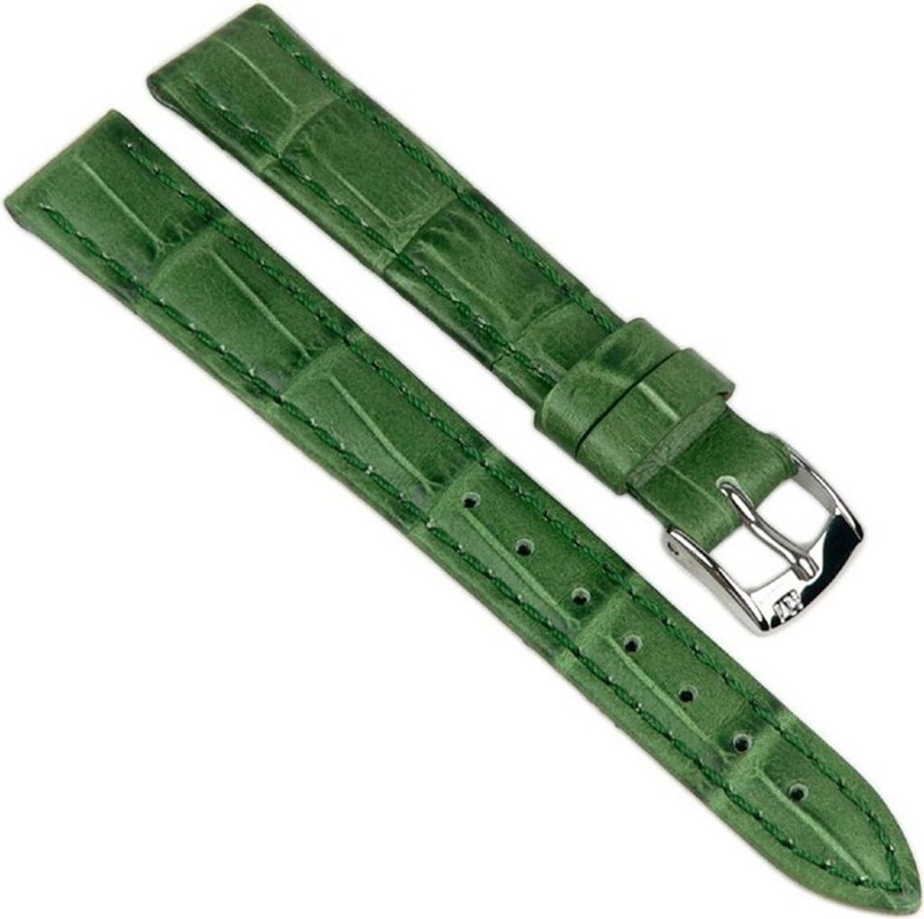 Morellato Bolle Ersatzband Uhrenarmband Kalbsleder Band Grün 14mm