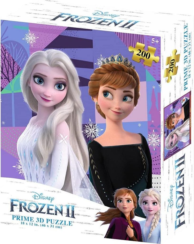 Frozen II - Puzzle, Elsa und Anna CD2059 (Einheitsgröße) (Bunt)
