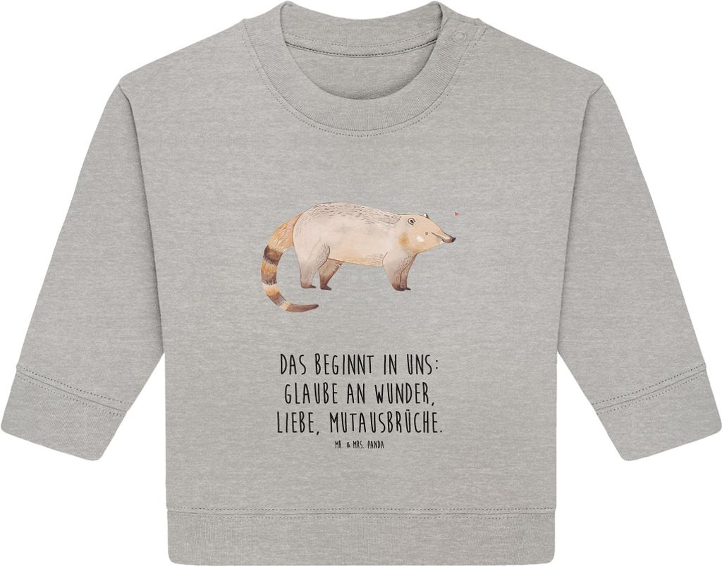 Mr. & Mrs. Panda Organic Baby Pullover Nasenbär 24. - 36. Produktbild 