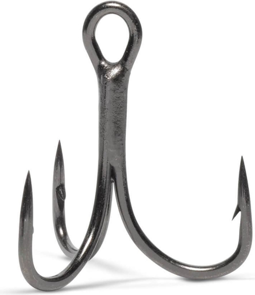 VMC 7554 Hypercut 2X-Strong Hook - 5 Drillingshaken, Größe/Farbe:Gr. 4 / Black Nickel