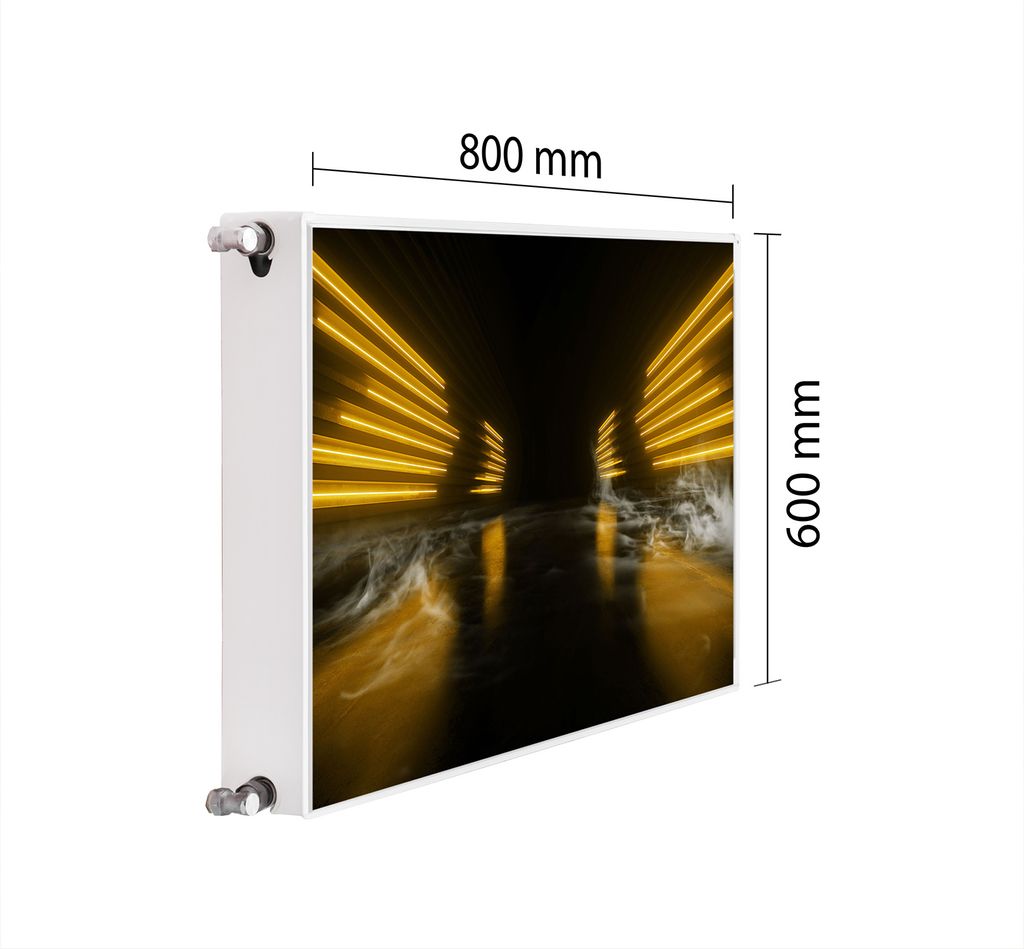 Magnet Heizkörperverkleidung Heizkörperabdeckung 80x60 HELL